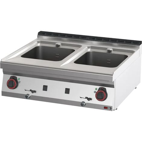 Cuiseur à pâtes électrique 16 + 16 l sans soubassement 400 V REDFOX - VT 70/08 E - REDFOX