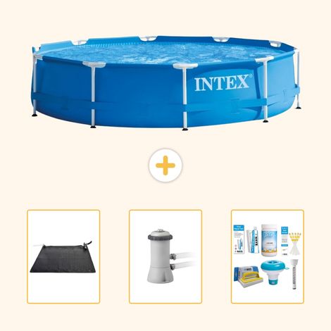 Intex Piscine Tubulaire Ronde - 366x76 cm - 4-pièces  S22459 (1/5)