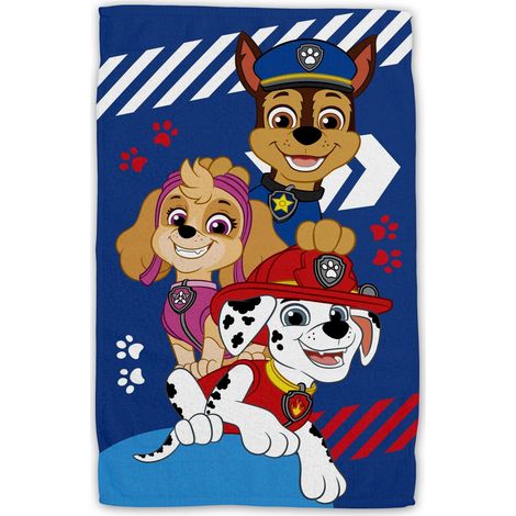Paw Patrol Handtuch 100% Baumwolle, 30x50 cm, schnelltrocknend & bedruckt