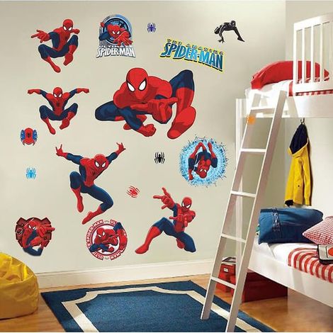 Ecleanfy - Stickers muraux Amazing Spiderman pour chambre d'enfant (1/5)