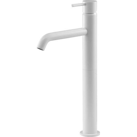 Miscelatore per lavabo alto bianco opaco Gattoni Easy 2384/23BO Bianco opaco - Senza piletta di scarico (1/2)