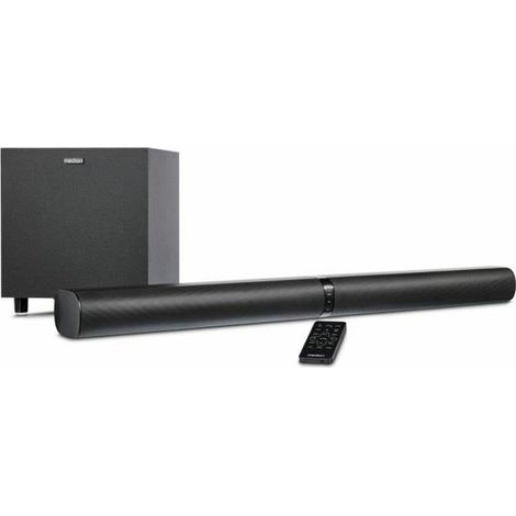 Barra Sonora 2.1 - MEDION - 2x30W RMS + Sub 60W RMS - Subwoofer senza fili (1/5)