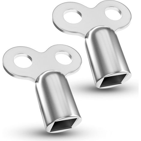 Lot de 2 Clés de purge pour Radiateur, pour tous les radiateurs,5mm (1/5)