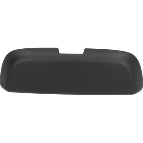 Custodia per occhiali da auto, nera, in ABS + spugna, 225x75x40 mm
