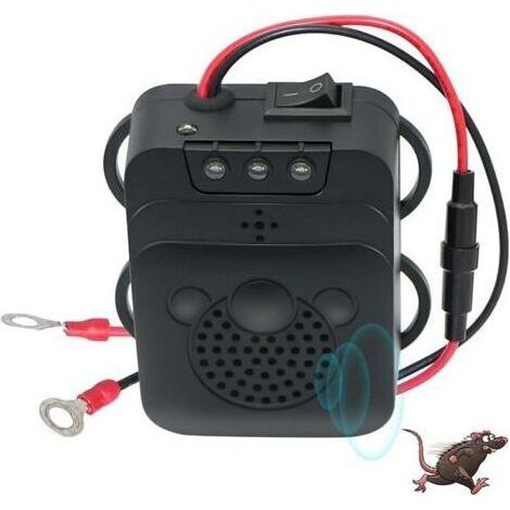 Répulsif ultrasonique avec flash LED pour la maison, garage, grenier - Protège contre les rongeurs et animaux nuisibles - AIMOONSA (1/5)