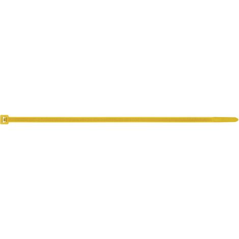 Colliers de serrage Nylon jaune 2.5X100-1 pièce (1/4)