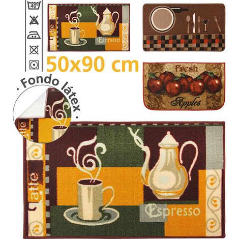 Alfombra decorativa para cocina