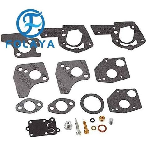 Carbu Kit de Réparation, Membrane et Joints pour Carburateur Pour Briggs & Stratton 3-5 HP, PS 135292, 135292