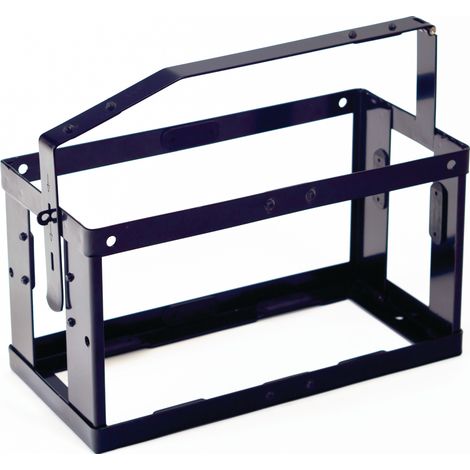 Supporto per taniche L.377mm P.174mm H.293mm nero opaco RAL 9005 2,17kg