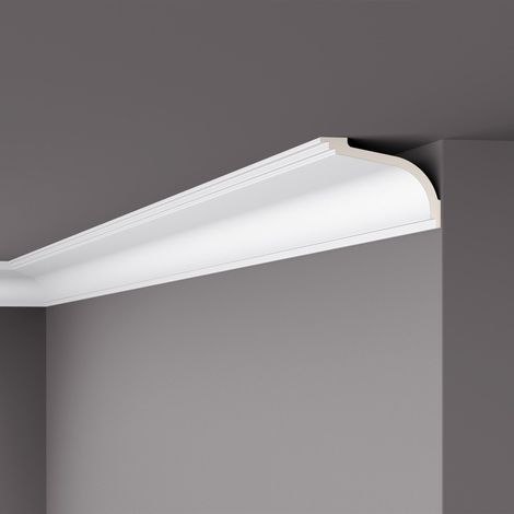 Eckleiste NMC Z17 ARSTYL Noel Marquet Zierleiste Stuckleiste Zeitloses Klassisches Design weiß 2 m (1/5)