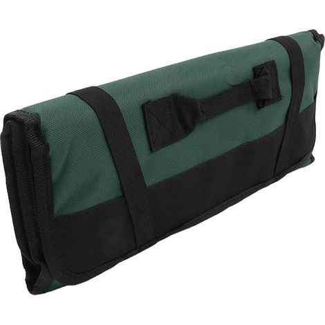 Sacoche à outils multifonctionnelle en tissu Oxford épais résistant à l'usure et imperméable, pochette portable verte (1/5)