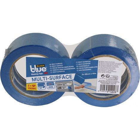Rubans de Masquage Multi-Surfaces Scotch Blue 41m x 48mm - Conditionnement: Lot de 6 rubans (1/2)
