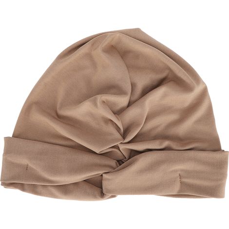 Women's Fashion Turban Head Scarf Stretch Fixed Chemo Wrap Muslim Hat Religious ArticleChampagne (1/5)