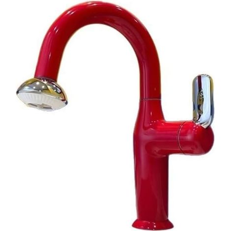 Robinet de lavabo, 60 cm, vert, pour salle de bain et vasque (1/5)