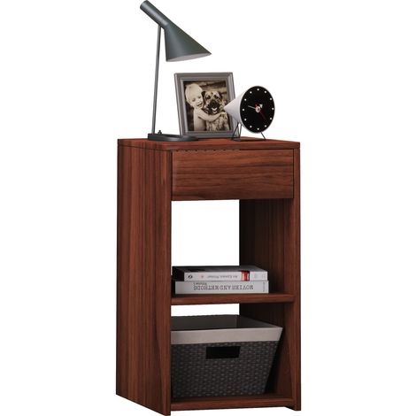 Mesita de noche de madera Sledo cajón Maxi 65x35x35 - VCM (1/2)