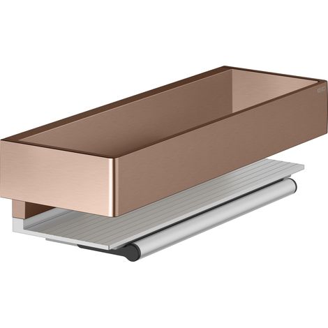 KEUCO EDITION 11 Duschablage mit Glasabzieher, abnehmbar,