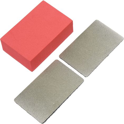 Kit de polissage diamanté manuel, bloc de ponçage grain 120, 2 pièces pour béton et verre. (1/5)