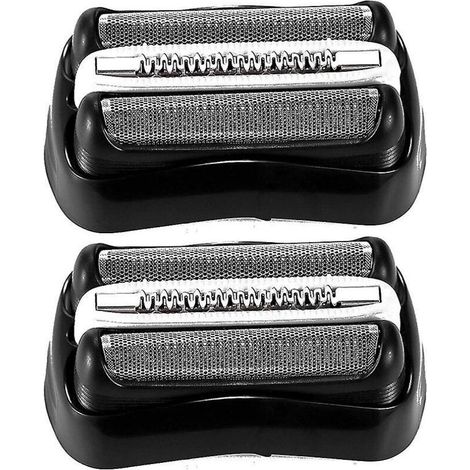 Lot de 2 pièces de rechange pour rasoir Braun série 3 32b, grille et couteaux de rechange (1/5)