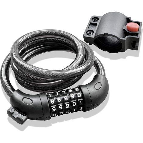 Chaîne Antivol Velo,Cadenas de velos Long 120cm x 12mm, Cable Antivol pour Vélo Scooter Motos Portail Vélo avec 5 Chiffres Intelligente Code et Vélo Poussette,Verrouillage à Vélo Antivol (1/5)
