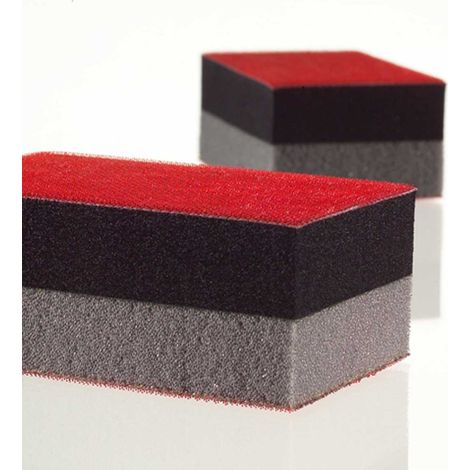 Cale ponçage manuel support double face - 1 face dense et 1 face souple - HERMES ABRASIFS - 393398