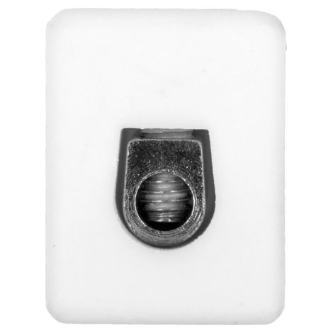 Porzellan-Gewindeverbinder 4 mm 1-spurig weiß CPO-5A-1P 80711516