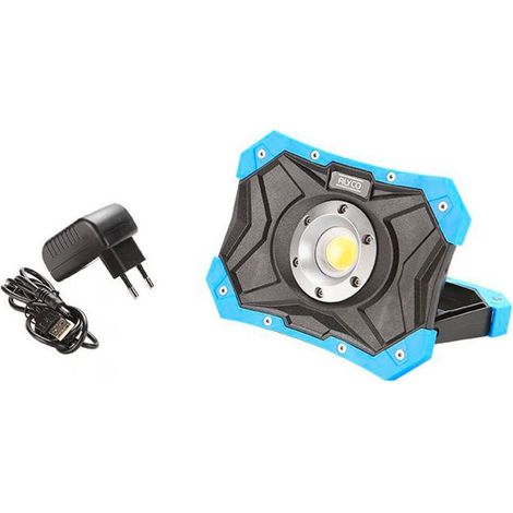 Projecteur avec batterie rechargeable et poignée magnétique 10w cob ip54 alyco ALYCO 199220 (1/5)