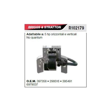 Zündspule B&S Rasenmähermotor 7/16HP R102179