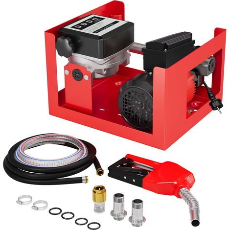Pompa autoadescante per trasferimento diesel gasolio 230V/600W 40l/min Pistola automatica (1/5)