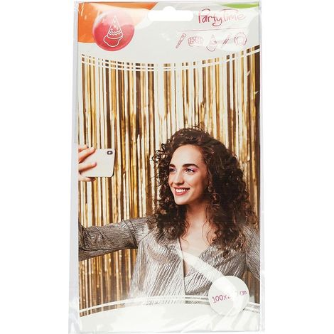 Foto de pared para fiestas doradas