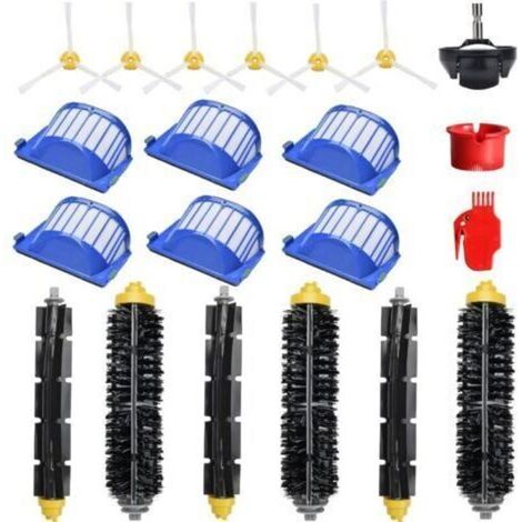 Ensemble d'accessoires Roomba pour série 600 671 692 694 697 698 650 651 660 690 Balai Brosse Filtre Rouleau Pièces De Rechange (1/4)