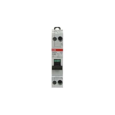 Disjoncteur SN201L 1P+N C40 4,5kA - ABB2CSS245101R0404