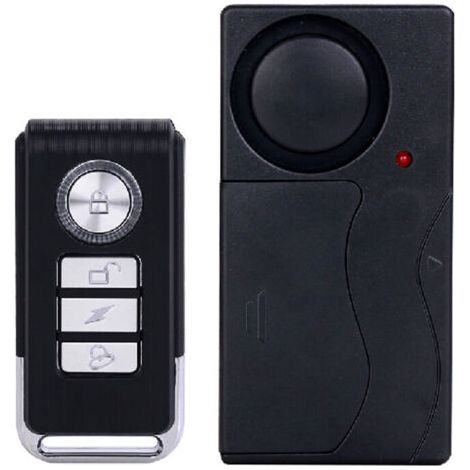 Alarme de Moto de Vélo Anti-vol 105dB, Alarme de Capteur de Mouvement de Vibration de Sécurité sans Fil avec Télécommande pour Fenêtre de Porte de Véhicules de Voiture de Vélo