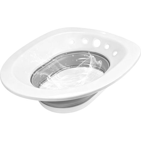Baño de asiento plegable para hemorroides, perfecto para mujeres. (1/5)