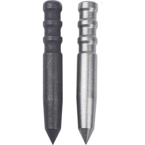 Outil de repérage de poinçon à centre unique pour marquer les centres de perçage sur bois, aluminium, fer et matériaux en verre (2 pièces) (1/5)
