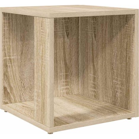 Maison Exclusive - Beistelltisch Sonoma-Eiche 33x33x34,5 cm Holzw