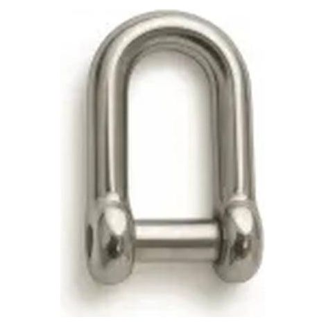 1 Manille Droite Forgée à Vis Six Pans 12 mm - Inox A4 - D-Work