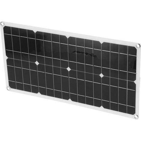 40-W-Flexibles polykristallines Silizium-Solarpanel mit Dual-USB-Anschlussladegerät für Laptop und Autobatterie (1/5)
