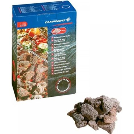 Pietra Roccia lavica Barbecue a Gas Calore uniforme conf. 3 kg.