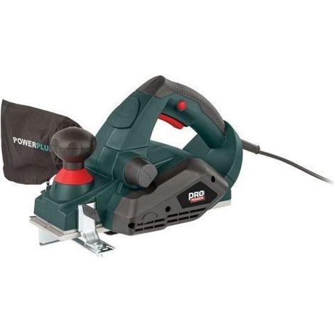 Powerplus Rabot Électrique POWP6011 - Raboteuse Electrique 910 W et 16 500 tr/min - Profondeur de Rabotage 3,5 mm avec 2 Acc (1/5)