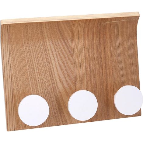 Cintre en bois marron 3 places cm22x5x17 (1/2)