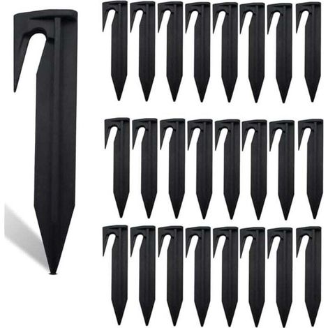 Piquets De Fixation Pour Cbles Périphériques Piquets de Terre câble de Délimitation robot de Tonte 100 pcs Piquet fil Robot Tondeuse pour Jardin Robot de Gazon Clous de Terre pour Montage Rapide (1/4)