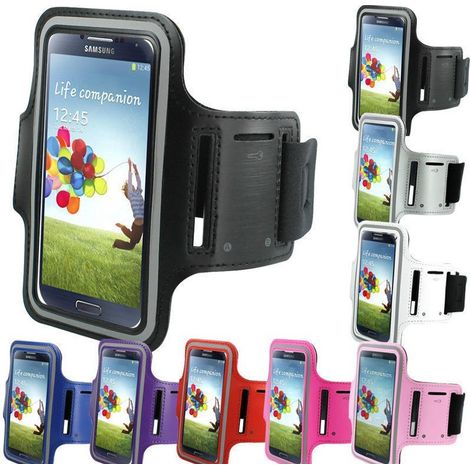 Trade Shop - Custodia Da Braccio Fascia Sport Corsa Running Bici Per Smartphone Cellulare -