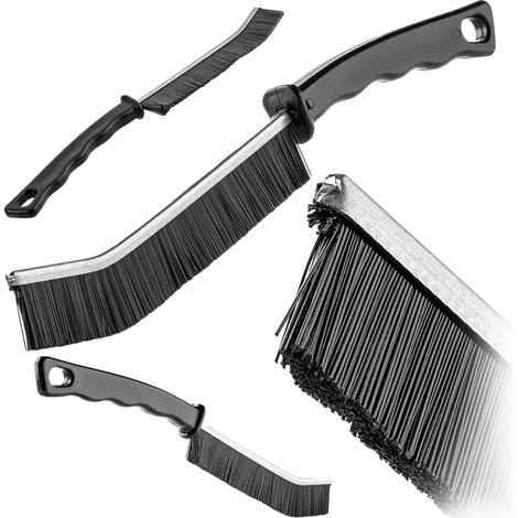 Spazzola per la pulizia, manico ergonomico, design ecologico, nero, M (1/5)
