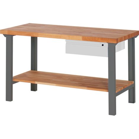 Etabli STIER Premium avec 1 tiroir et plateau de rangement, lxPxH 1 500x700x840 mm (1/5)