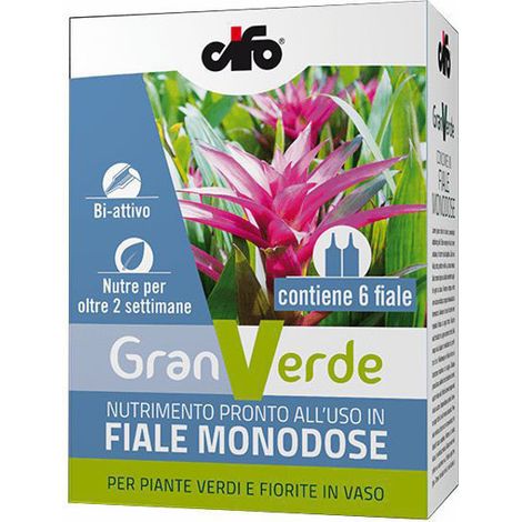 Concime Goccia Goccia Piante Verdi Ml 40 Pz 6 Cifo