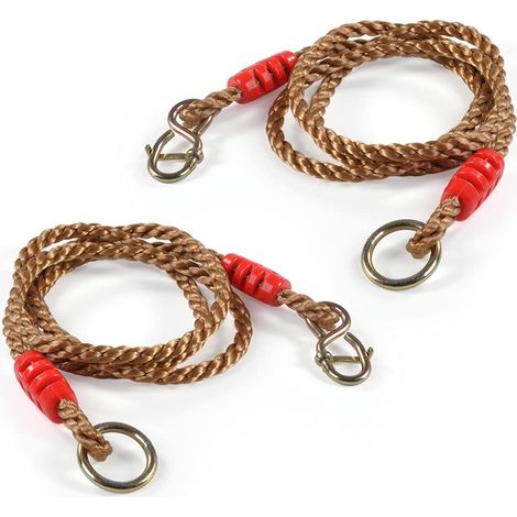Set mit 2 verstellbaren Hängemattengurten, 1,8 m – Tragkraft 300 kg, für Schaukeln und Hängematten, schnelle und knotenfreie Befestigung