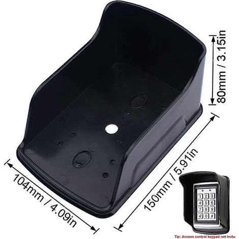 Système de contrôle d'accès avec clavier RFID 125 kHz, lecteur de cartes RFID, verrouillage de porte, 1000 porte-clés utilisateurs, étui étanche pour 1000 utilisateurs (1/5)