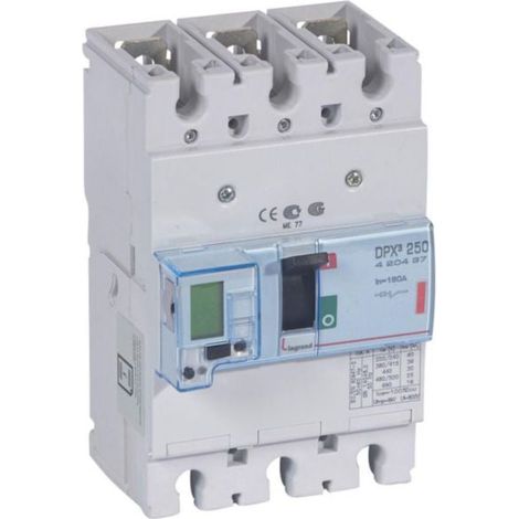 Interruttore elettronico con unità di misura DPX³250  potere di interruzione 36kA 400V - 3P - 160A - LEGRAND - LEG420437