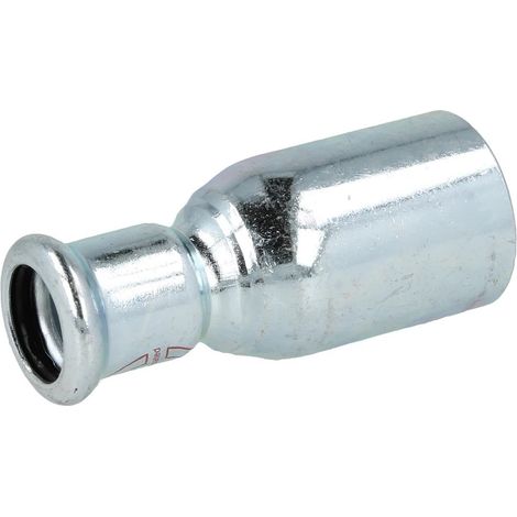 Raccord à sertir acier C réduction 28 x 15 mm M/F contour M