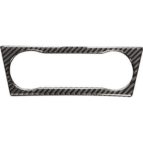 Sollbry Embellecedor adhesivo para panel de interruptores de aire acondicionado de coche, compatible con modelos A/B/GLA/CLA con volante a la izquierda (fibra de carbono) (1/5)